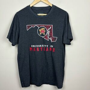 Designed in Los Angeles | University of Maryland Short Sleeve T-Shirt; Size M